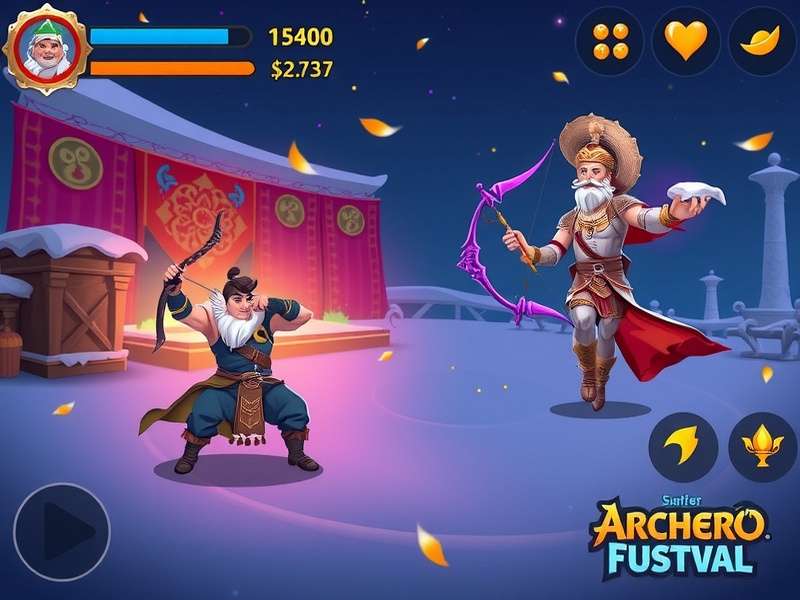 Archero Fury Snow Warrior gameplay screenshot
